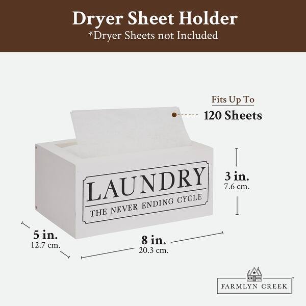 Dryer Sheet Containerundefinedfor 120 Sheets,undefinedFarmhouse Laundry